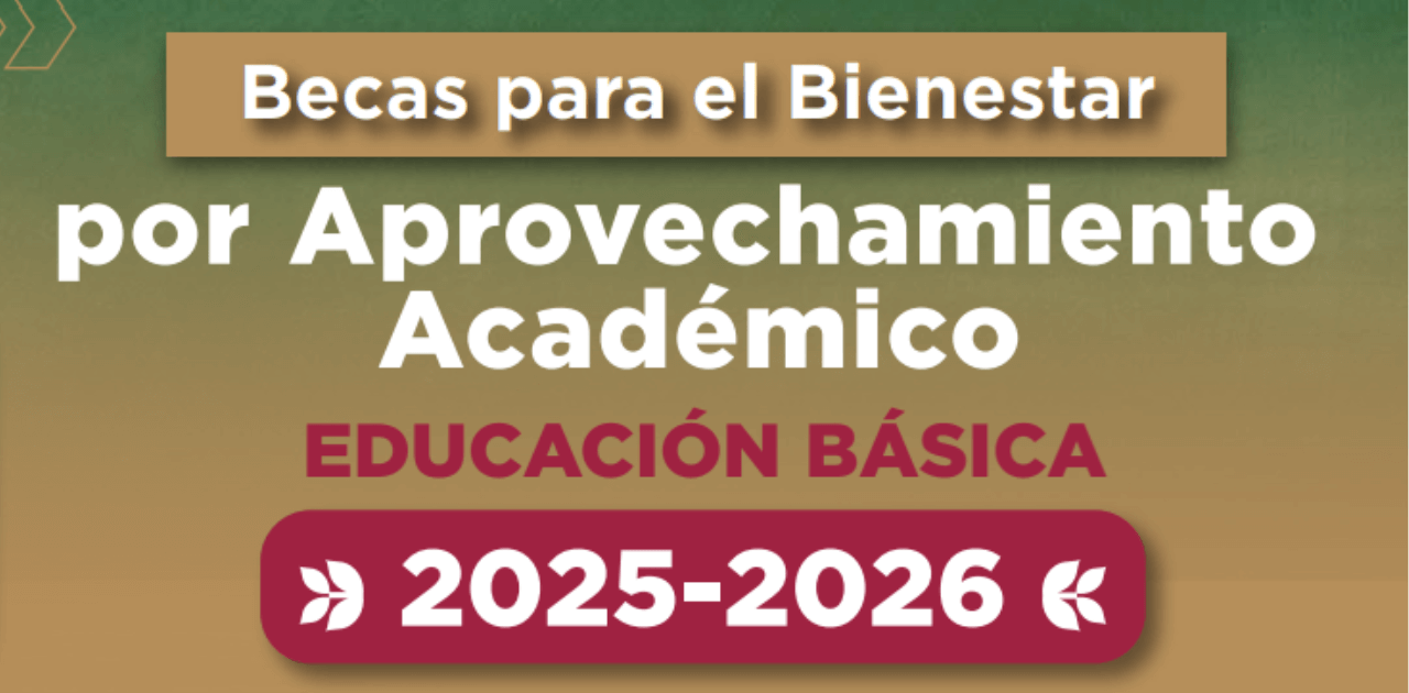 Becas para el Bienestar por Aprovechamiento Académico Educacion Basica